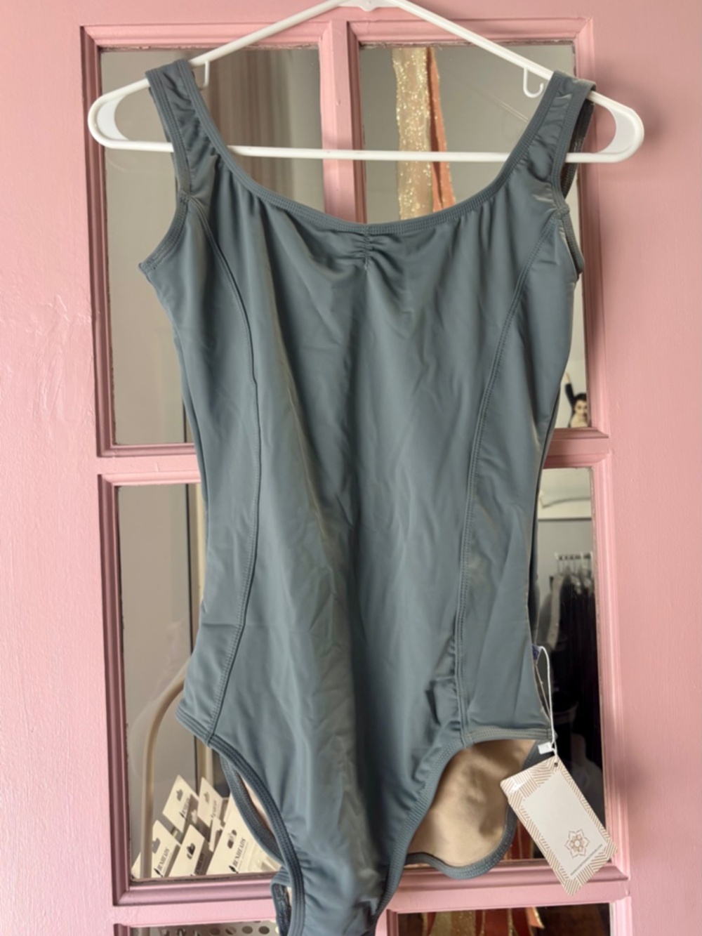 Grey Tank Leotard